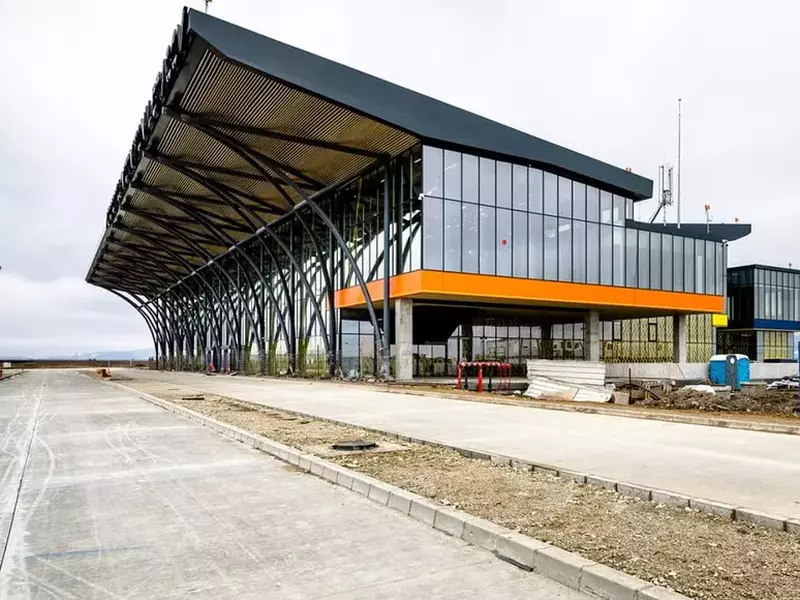 Aeroportul din Brașov, în aprilie 2022.
