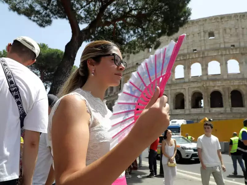 Prolonged heatwave in Italy