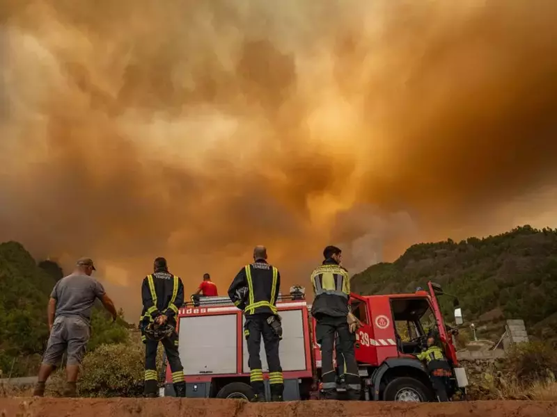 Wildfires in Tenerife Island reach Level 2 severity