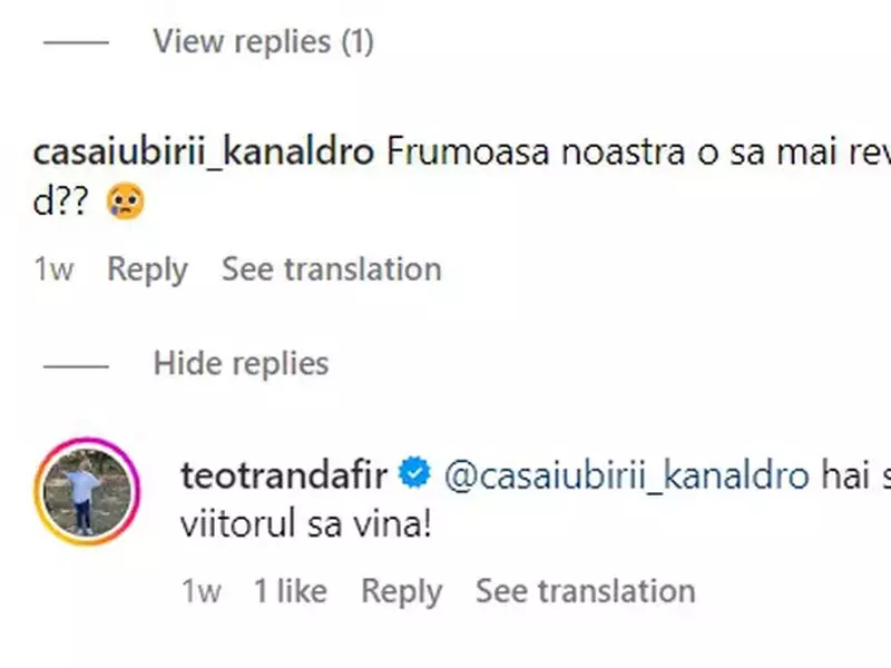 teo trandafir intrebare