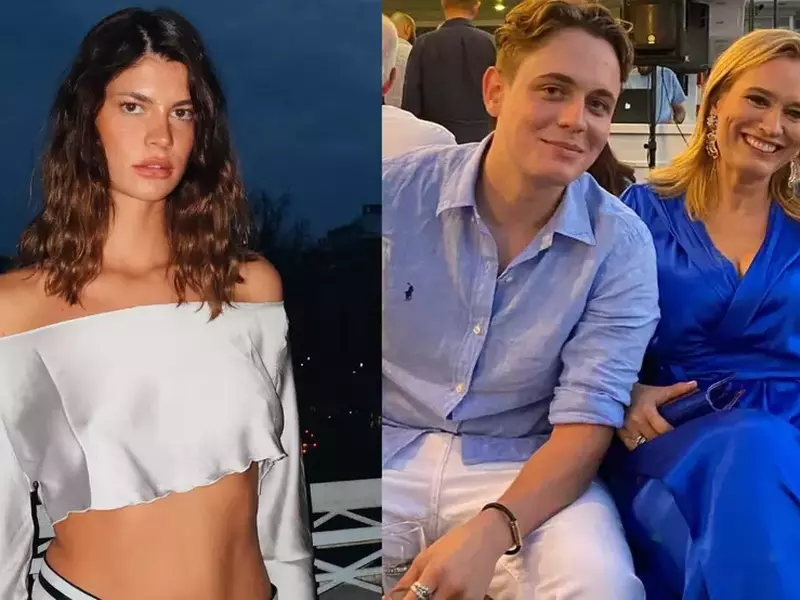 Laura Giurcanu și Aris, fiul Andreei Esca