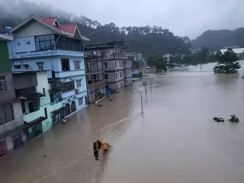 India Sikkim Floods
