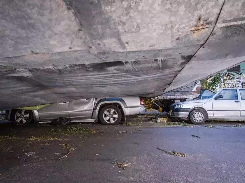 A storm in Argentina left 13 dead in the outskirts of Buenos Aires. Bahía Blanca: In the photo taken on December 17, 202