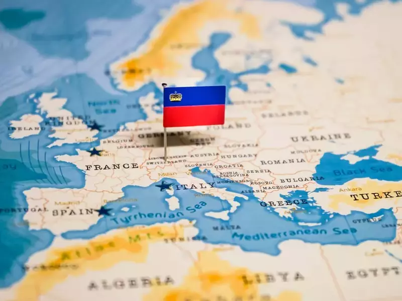 Curiozitati despre Liechtenstein - harta