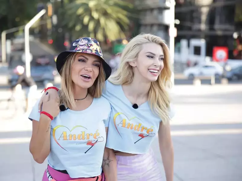 Andreea Antonescu și Andreea Bălan America Express 1