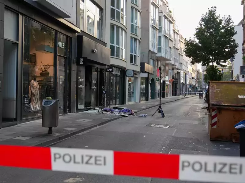 Explosion outside a department store in Cologne