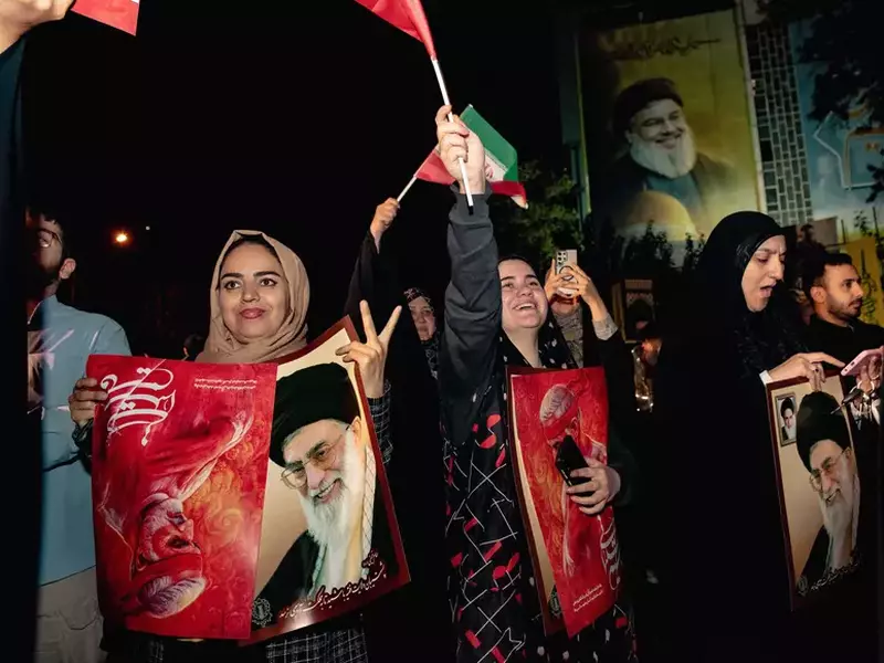 Iranians Celebrate Missile Attack – Tehran