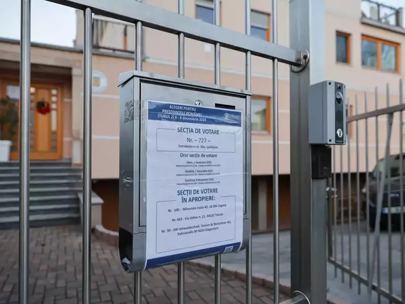 sectie de votare din Slovenia