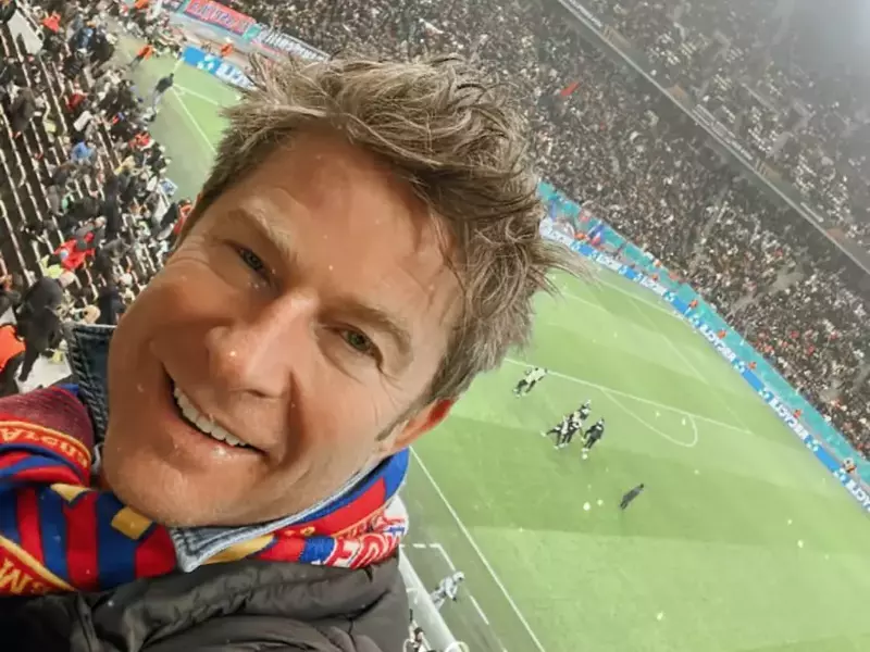 Pavel Bartoș, la meciul FCSB - Manchester United