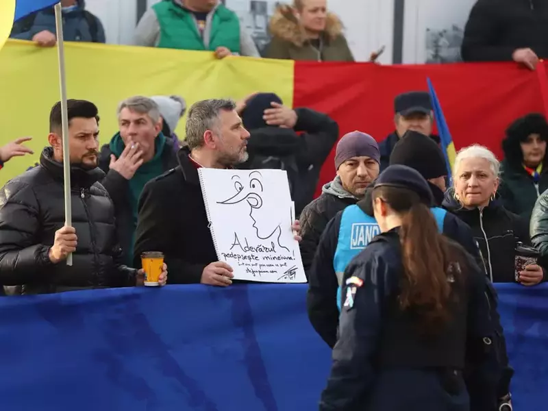 Suținătorii lui Georgescu au ajuns la București. Foto Angelescu Mituș Libertatea6