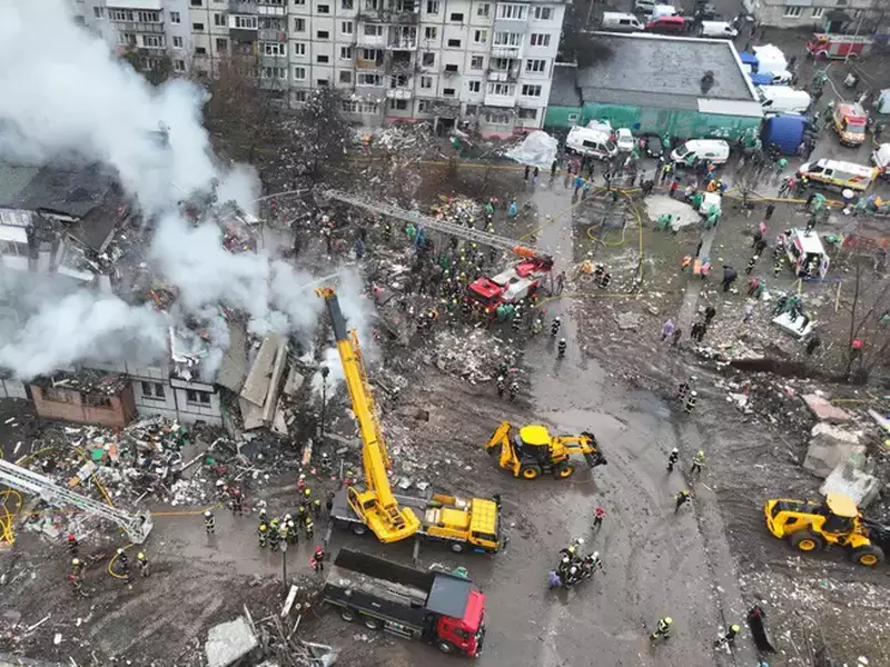 bloc dn Poltava lovit de o rachetă rusească