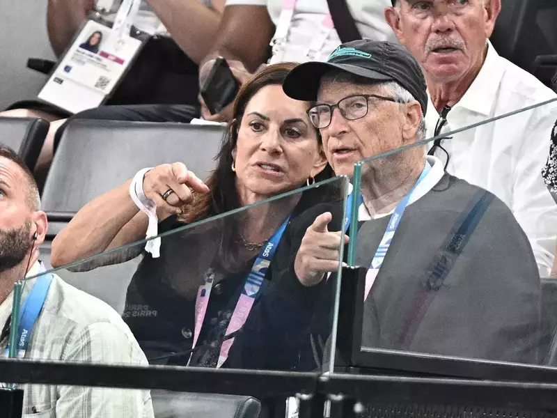 Paris 2024 – Bill Gates At Gymnastic