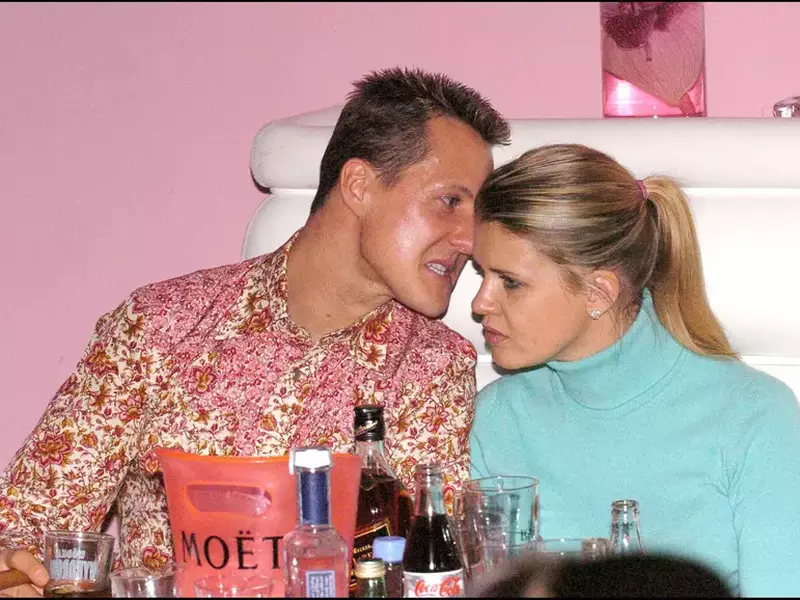 Michael Schumacher, alături de soția lui, Corinna