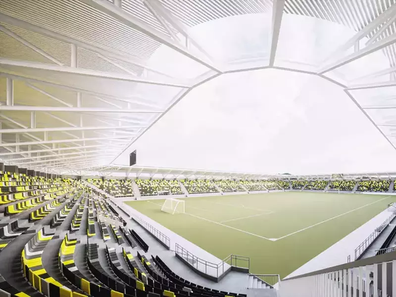 Așa va arăta stadionul din Brașov, care se va construi după ce actualul stadion Tineretului va fi demolat