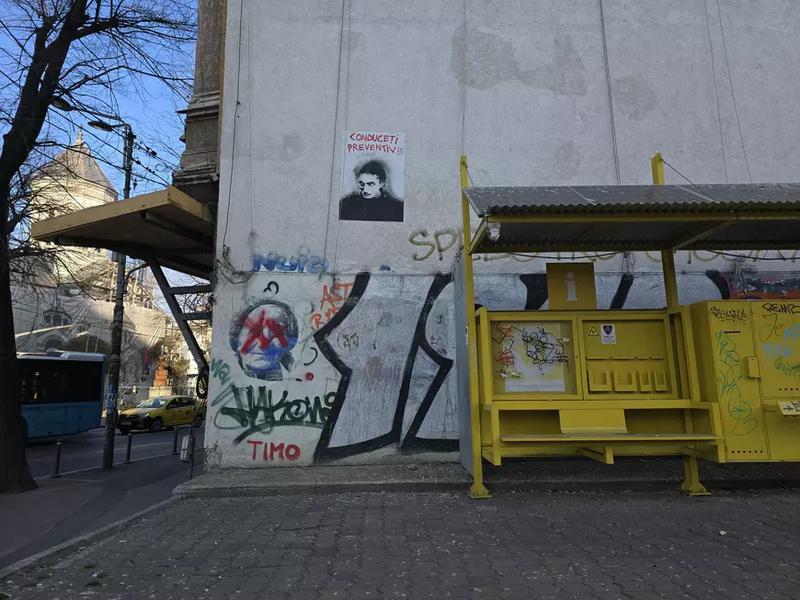 graffiti cu Vlad Pascu la Armenească