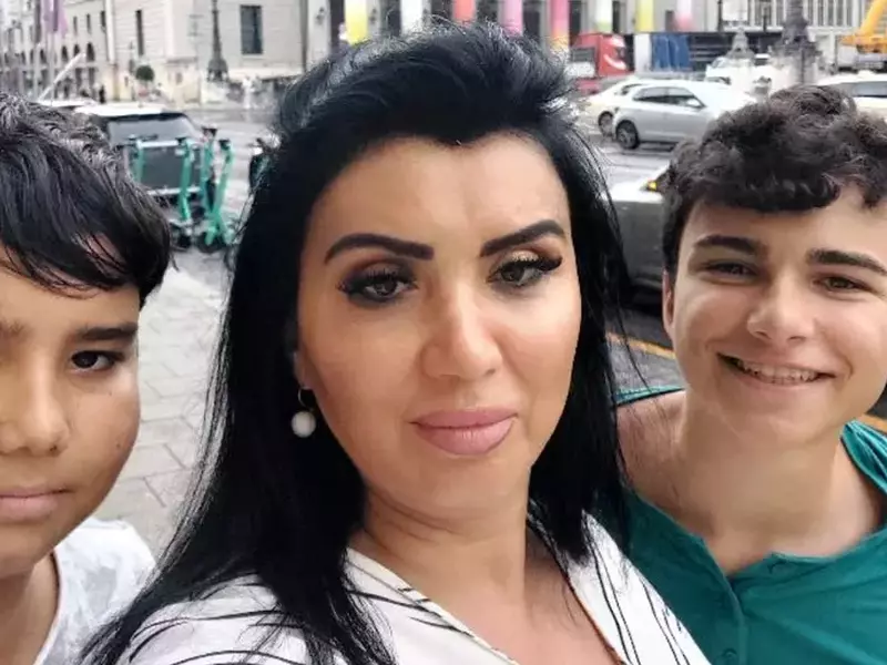 Adriana Bahmuțeanu și copiii