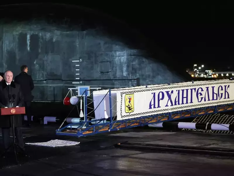 Vladimir Putin în Murmansk. FOTO: Profimedia.