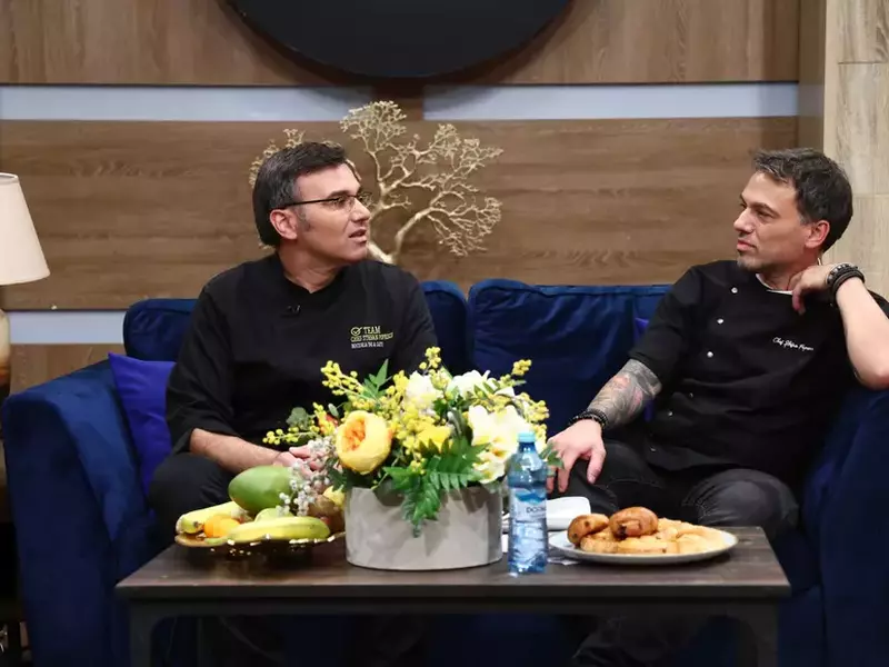 Chef Stefan, alaturi de fratele sau