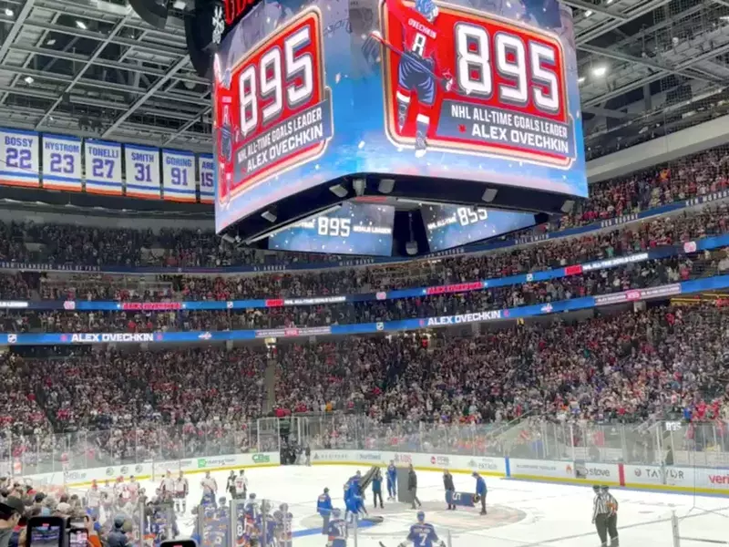US Russia Ice Hockey Ovechkin NHL Career Goal Record