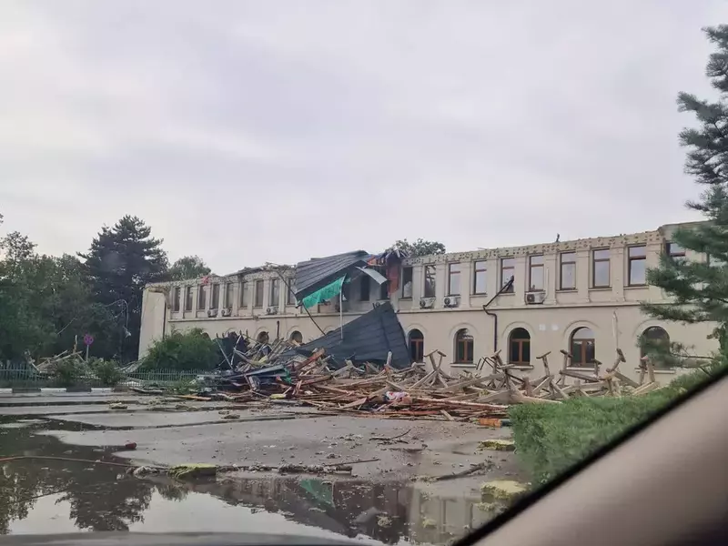 academia de Politie, furtuna, 17 iulie 2025 (2)