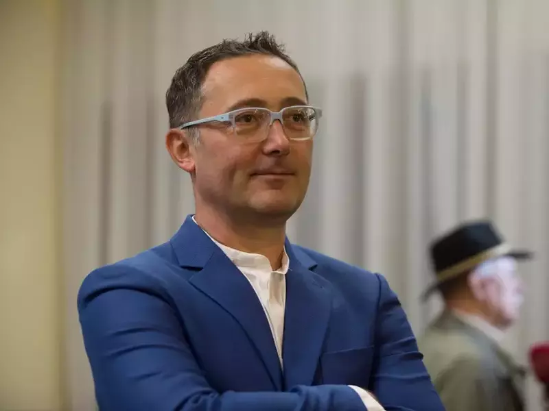 Regizorul Tudor Giurgiu participa la premiera de gala a filmului "Morometii 2", luni, 5 noiembrie 2018. MEDIAFAX FOTO/ALEXANDRA PANDREA