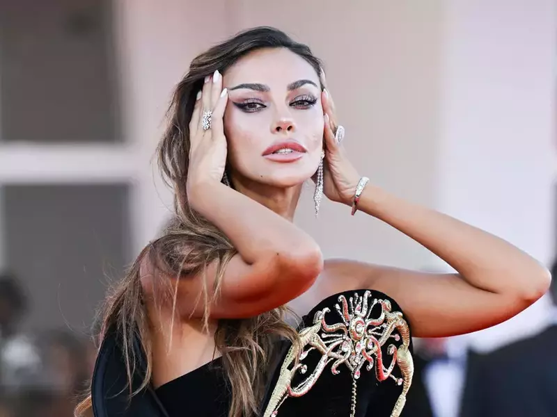 Madalina Ghenea attending The Smashing Machine Premiere as part of the 82nd Venice International Film Festival at the Lido in Venice, Italy on September 01, 2025. Photo by Aurore Marechal/ABACAPRESS.COM