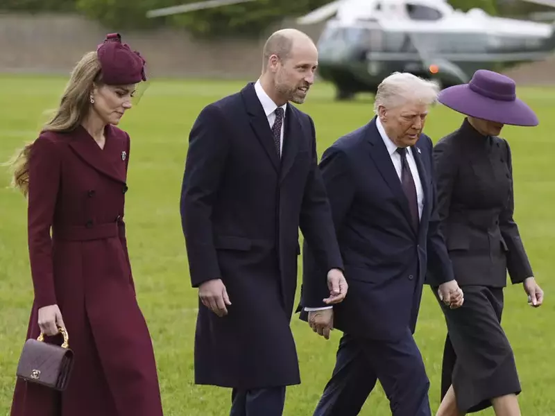 Kate Middleton, Prințul William alături de Melania și Donald Trump