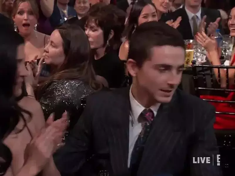 Timothée Chalamet declares his love for Kylie Jenner as he gets surprise Best Actor win as he beats out favourite Leonardo DiCaprio at the Critics Choice Awards