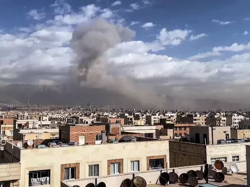 Imagine de la bombardarea Teheranului de către Israel și SUA. Foto: Imago Images