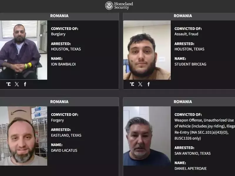 Romani arestati de ICE in SUA