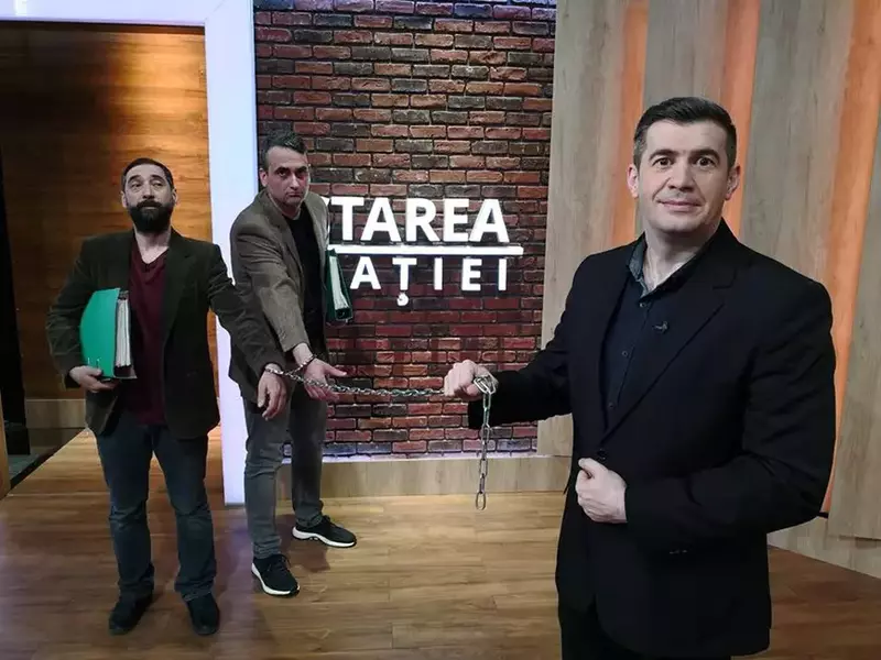 Dragoș Pătraru la emisiunea Starea Nației de la TVR. Foto Facebook-Dragoș Pătraru