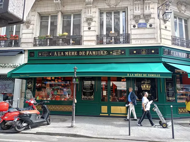 Fațada À la Mère de Famille, Paris. Foto: TripAdvisor
