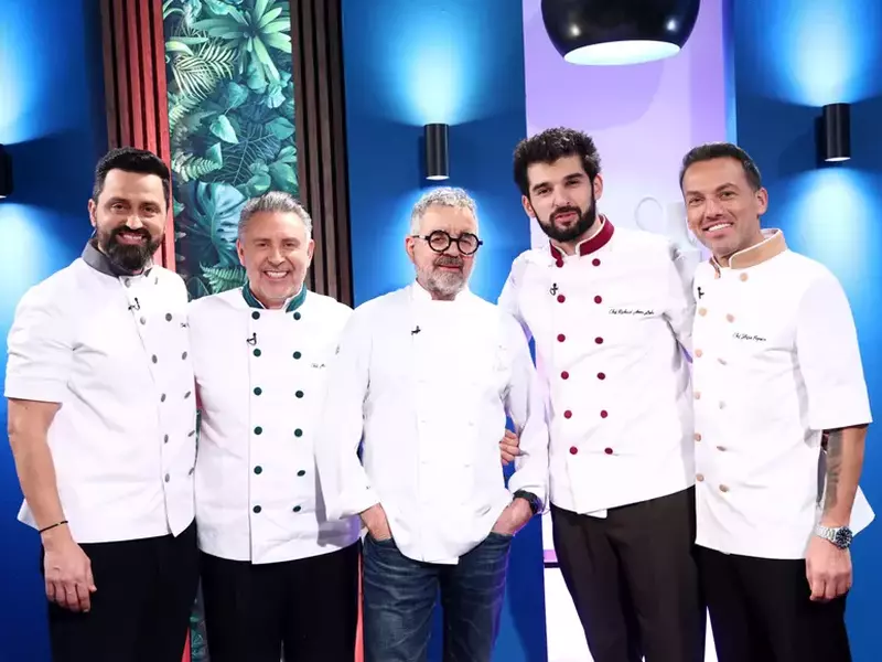 Chef Mauro Uliassi, alaturi de jurați