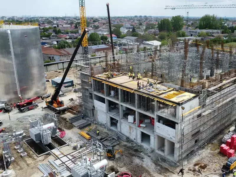 Lucrări la Cet Constanța