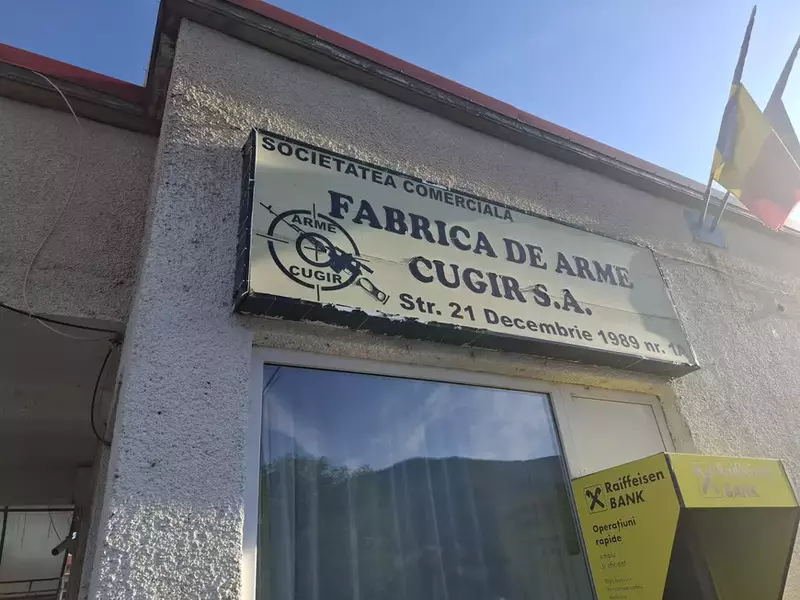 Intrarea Fabricii de arme Cugir, 3 iunie 2026