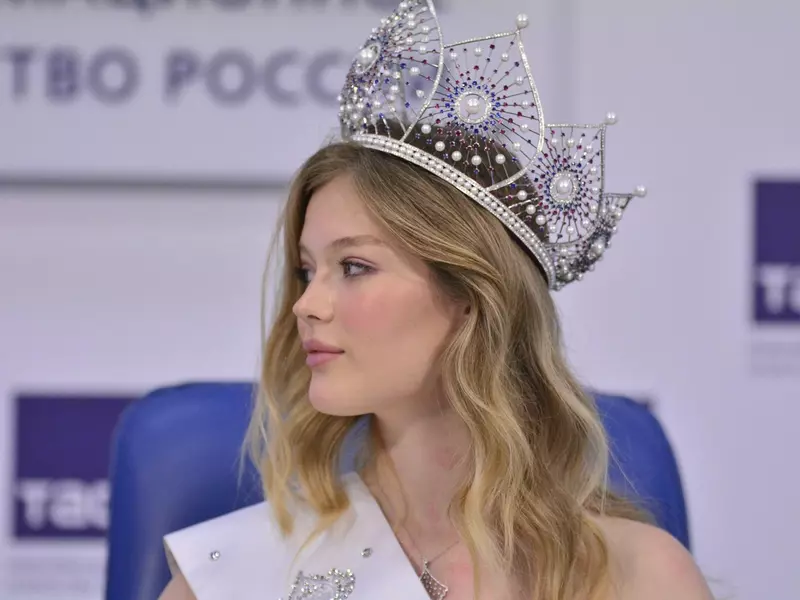 Press conference of the winner of the Miss Russia 2022 contest.TASS press center, Moscow, July 26, 2022.
On the picture: Anna Linnikova.
Photo: Pavel Kashaev