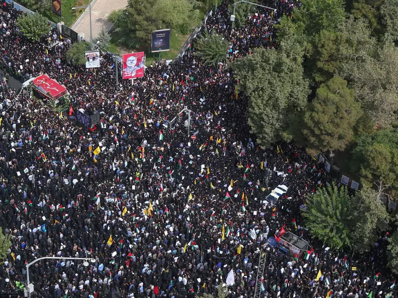 Funeral Procession For Hamas Leader Ismail Haniyeh In Tehran