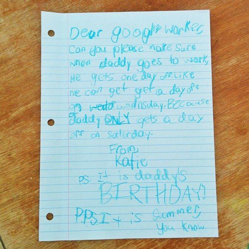 O Fetiţă A Scris Companiei Google Vreau Ca Tata Să Aibă O Zi