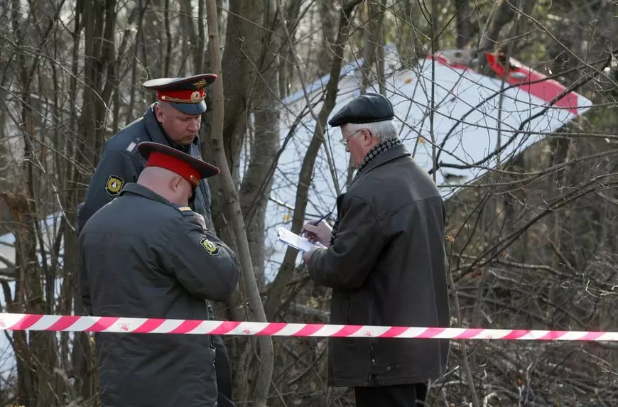 sicriul fostului președinte polonez Kaczynski