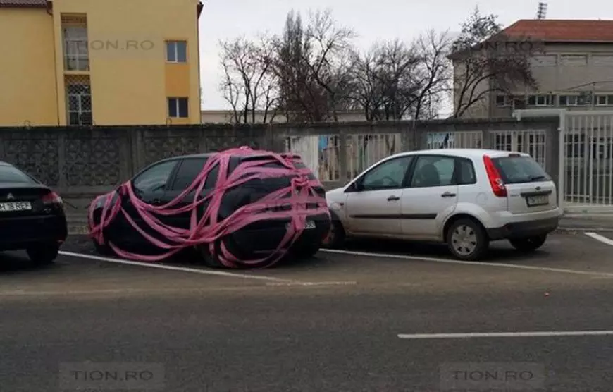 masina hartie igienica roz