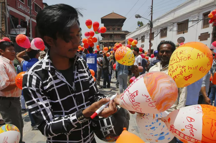 Nepal Earthquake one year anniversary