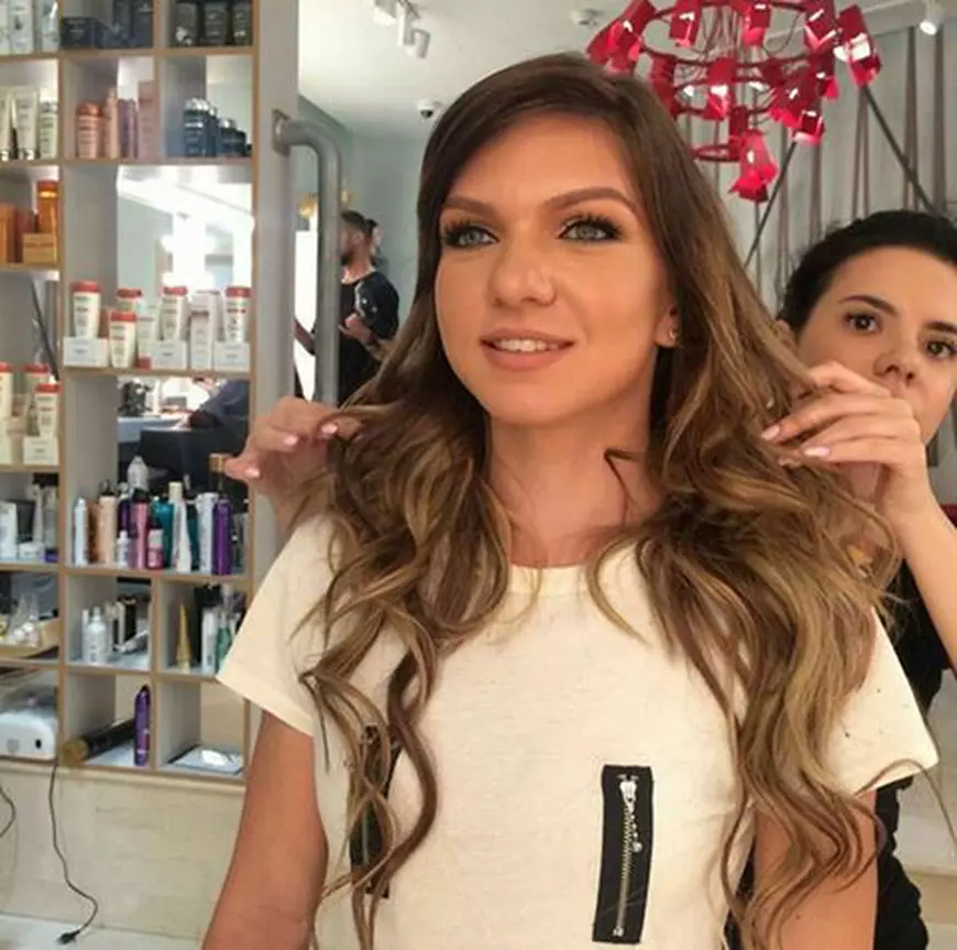 Simona Halep, schimbare de look 