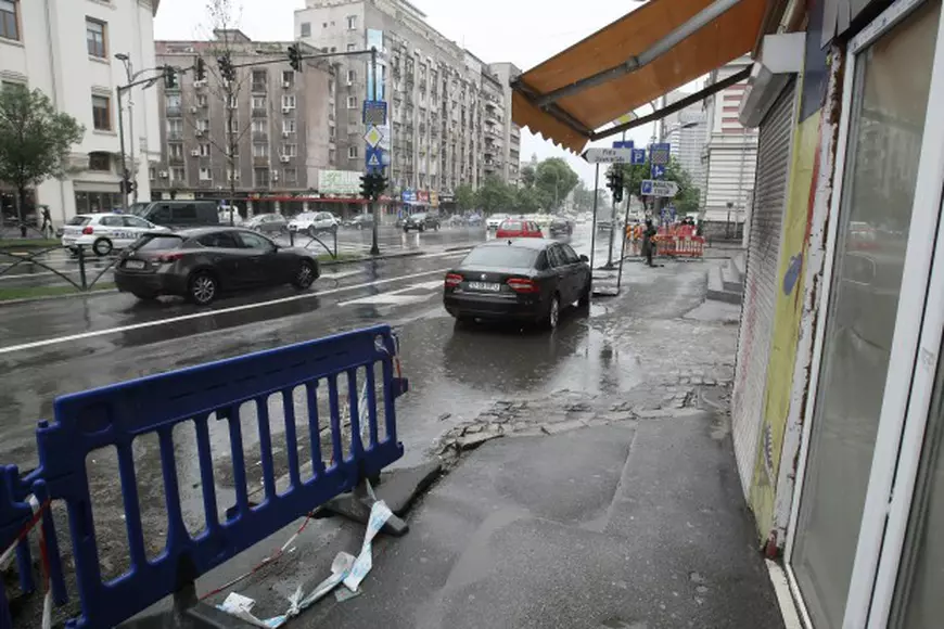 Borduriadă pe I.C. Brătianu