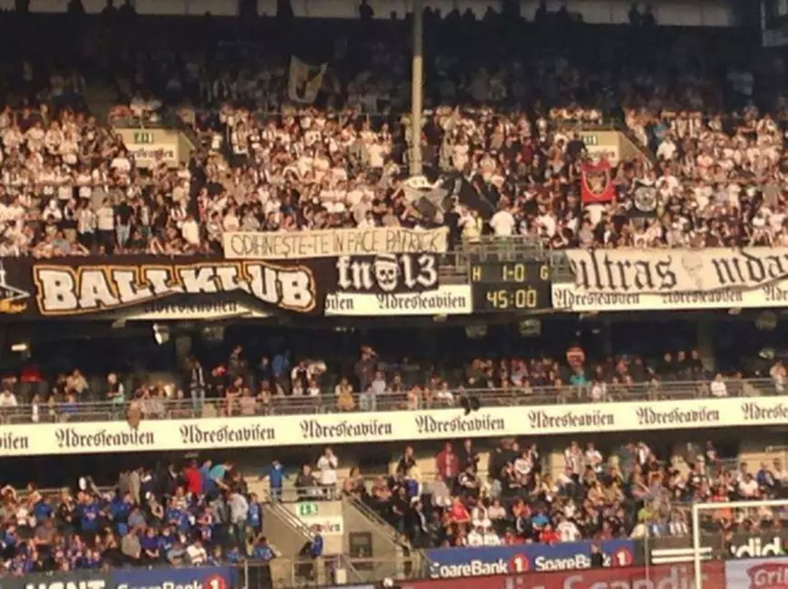 Mesajul fanilor de la Rosenborg