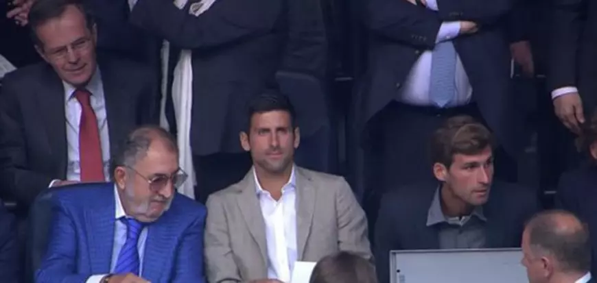 Țiriac a stat alături de Djokovici