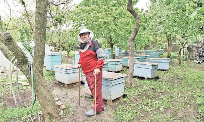 La bătrâneţe, Vasile Dianu a dat pescuitul pe apicultură