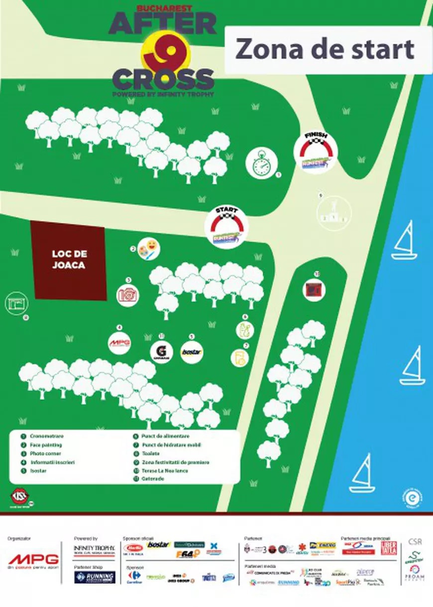 Harta start RUNFEST_After9Cross_22 iulie 2016