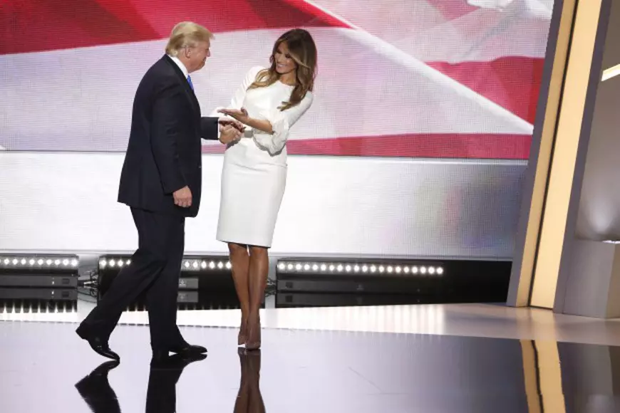 Donald și Melania Trump, conventia republicana Cleveland - EPA