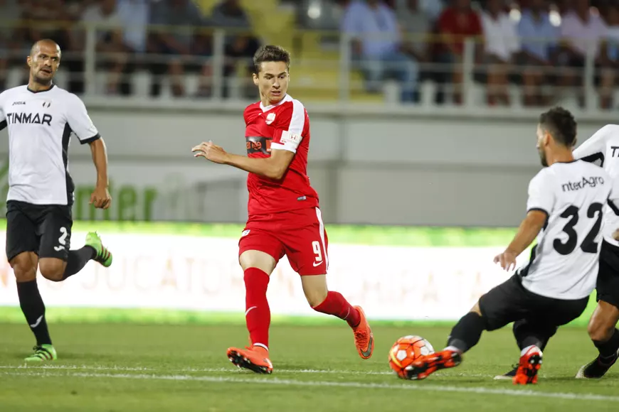 Dorin Rotariu in meciul de fotbal dintre Astra Giurgiu si Dinamo din etapa 1 a Ligii 1, disputat pe stadionul Marin Anastasovici din Giurgiu, sambata 23 iulie 2016.