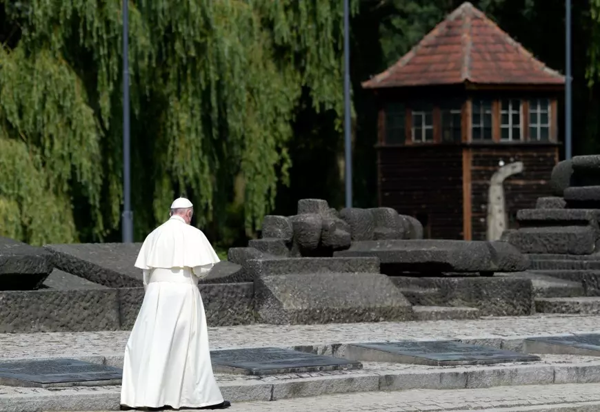 Former Nazi German concentration camp KL Auschwitz II Birkenau